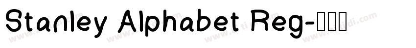 Stanley Alphabet Reg字体转换